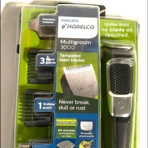 Philips Norelco Multigroom 3000 
13 piece all-in-one trimmer